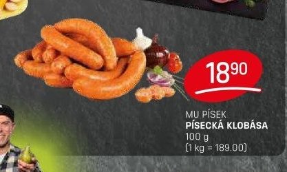 MU PÍSEK PÍSECKÁ KLOBÁSA 100 g