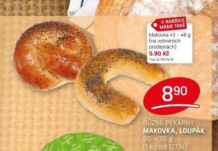 MAKOVKA, LOUPÁK 60-70g