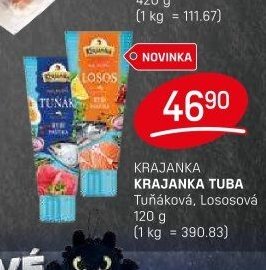 KRAJANKA TUBA Tuňáková, Lososová 120g