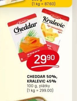 Cheddar 50%, Kralevic 45%
