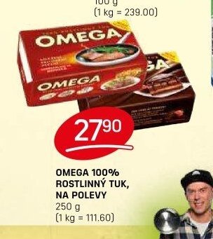 Omega 100% rostlinný tuk na polevy