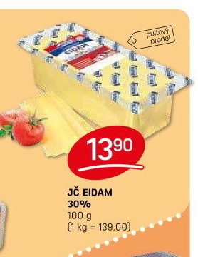 Jč Eidam 30% 100 g