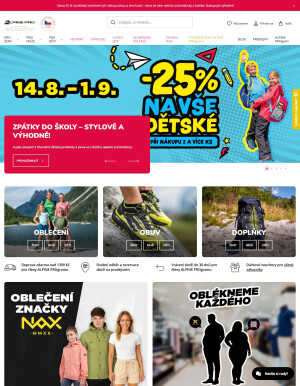 aktuální leták ALPINE PRO 22.10.2025-28.10.2025