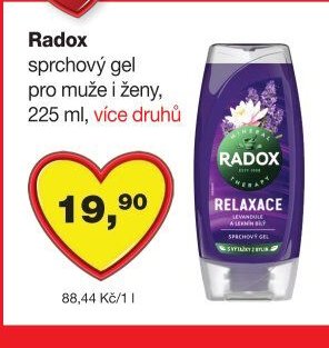 Radox sprchový gel 225 ml