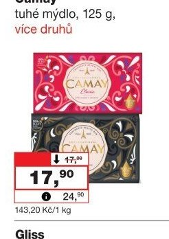 Camay tuhé mýdlo