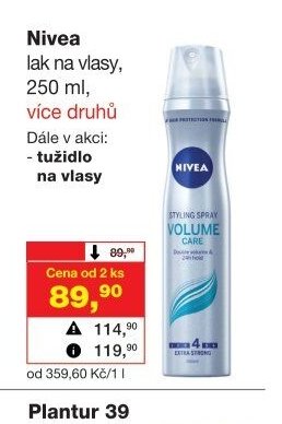Nivea lak na vlasy