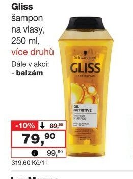 Gliss šampon na vlasy