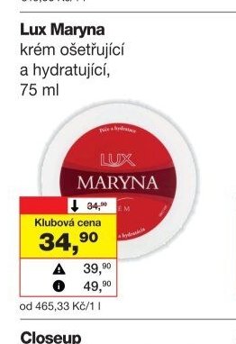 Lux Maryna krém
