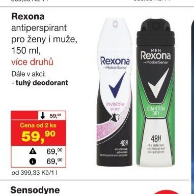 Rexona antiperspirant