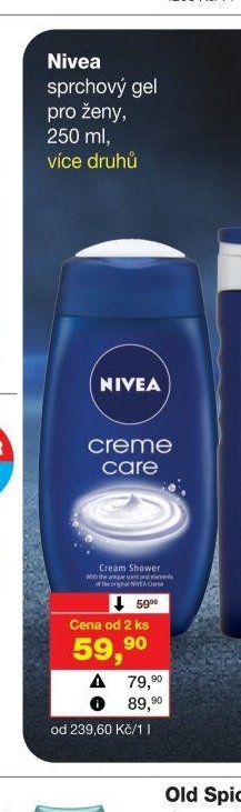 Nivea sprchový gel pro ženy