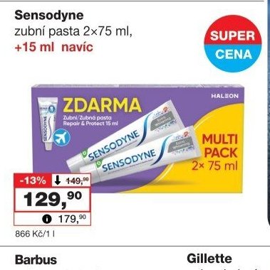 Sensodyne zubní pasta