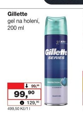 Gillette gel na holení