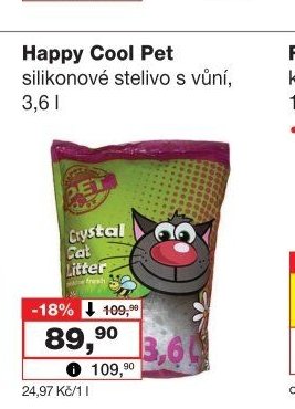 Happy Cool Pet silikonové stelivo