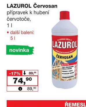 LAZUROL Červosan