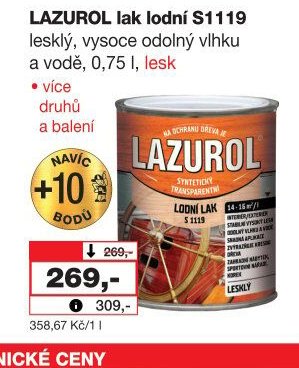 LAZUROL lak lodní S1119