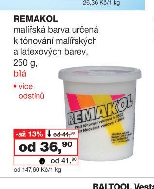 REMAKOL malířská barva