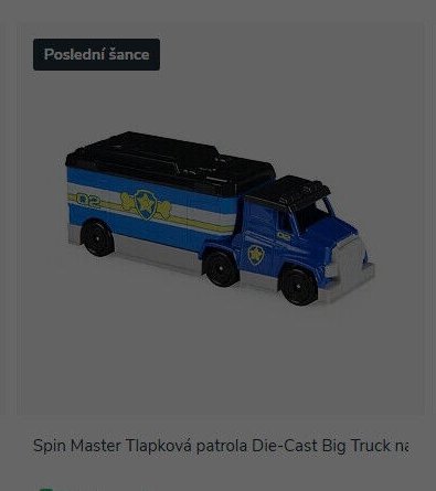 Spin Master Tlapková patrola Die-Cast Big Truck nákladní auto