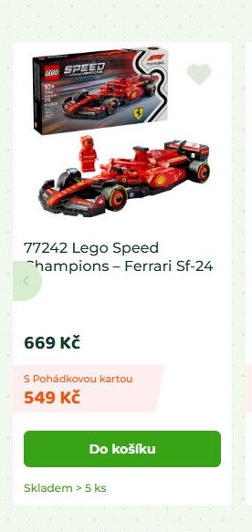 77242 Lego Speed Champions – Ferrari Sf-24