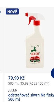 JELEN odstraňovač skvrn Na fleky, 500 ml