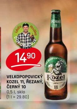 VELKOPOPOVICKÝ KOZEL 11, ŘEZANÝ, ČERNÝ 10