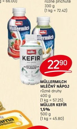 MÜLLERMILCH MĚČNÝ NÁPOJ, MÜLLER KEFÍR