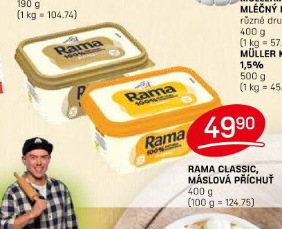 RAMA CLASSIC, MÁSLOVÁ PŘÍCHUŤ