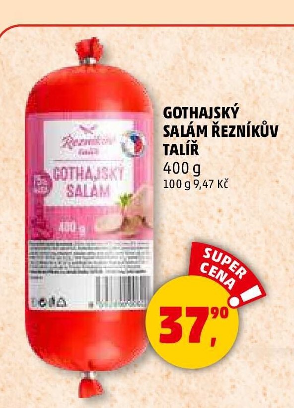 Gothajský salám Řezníkův talíř