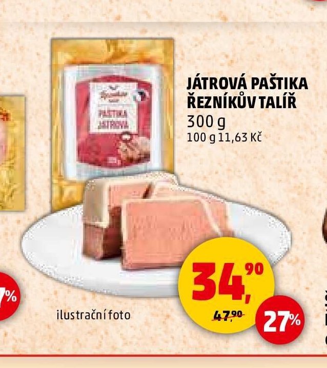Játrová paštika Řezníkův talíř
