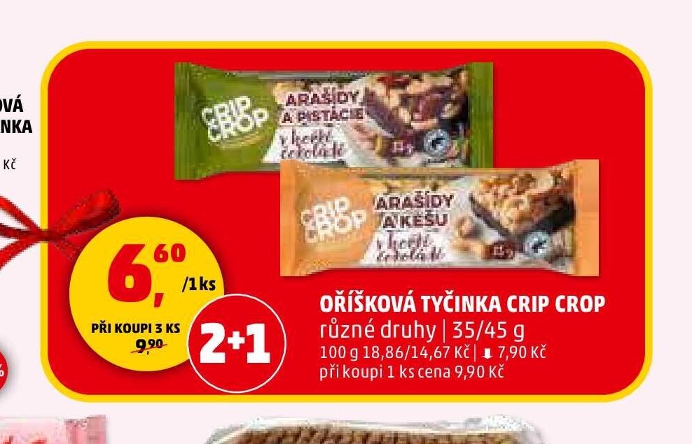 Oříšková tyčinka Crip Crop