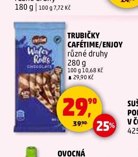 Trubičky Cafétíme/Enjoy