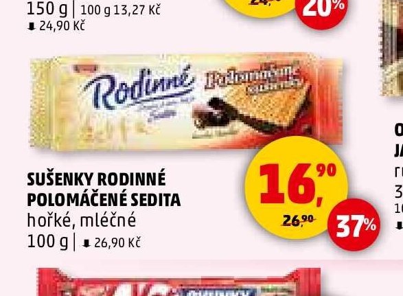 Sušenky Rodinné Polomáčené Sedita