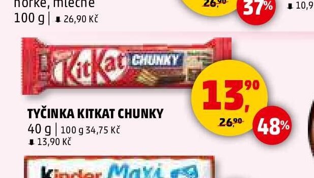 Tyčinka KitKat Chunky