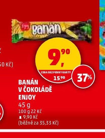 Banán v čokoládě Enjoy