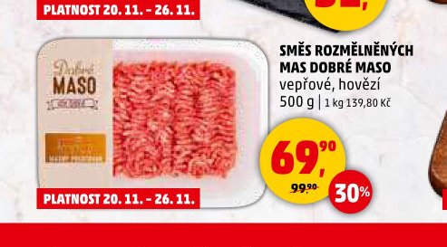 SMĚS ROZMĚLNĚNÝCH MAS DOBRÉ MASO