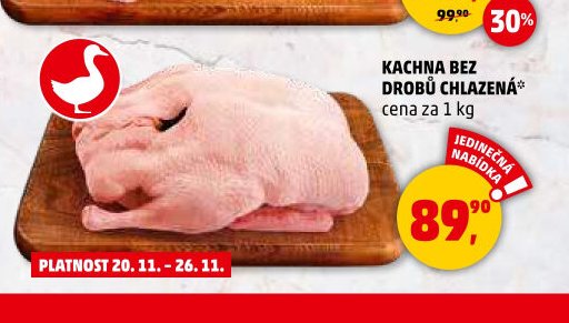 KACHNA BEZ DROBŮ CHLAZENÁ