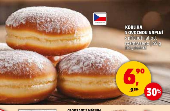 KOBLIHA S OVOCNOU NÁPLNÍ