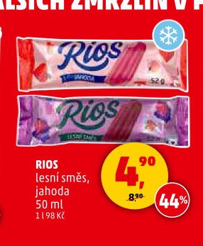 Rios lesní směs, jahoda 50 ml