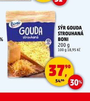 SÝR GOUDA STROUHANÁ BONI 200 g