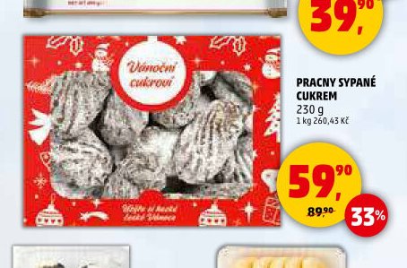 Pracny sypané cukrem 230 g