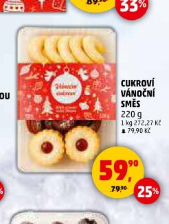 Cukroví vánoční směs 220 g