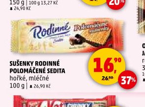 Sušenky Rodinné polomáčené Sedita