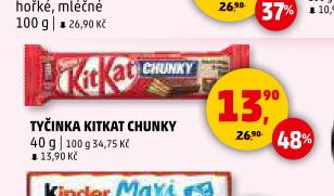 Tyčinka KitKat Chunky