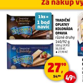 Tradiční oplatky Kolonáda Opavia