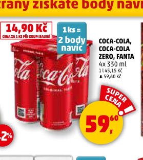 Coca-Cola, Coca-Cola Zero, Fanta