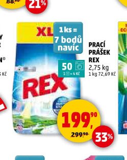 Prací prášek Rex