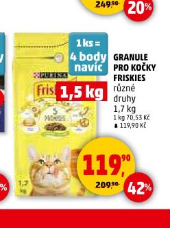 Granule pro kočky Friskies