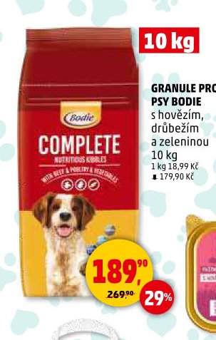 Granule pro psy Bodie