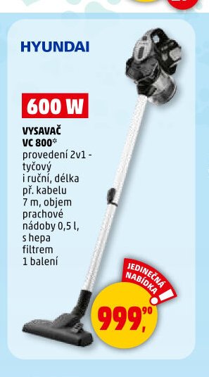 Vysavač Hyundai VC 800