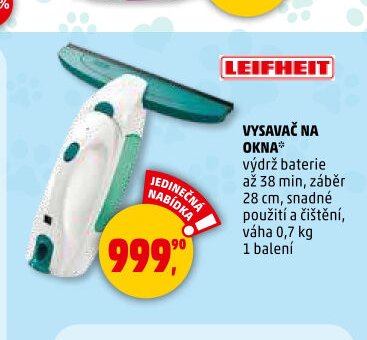 Vysavač na okna Leifheit