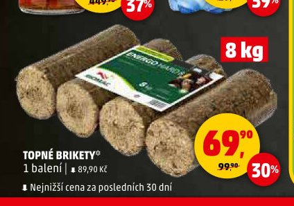 Topné brikety